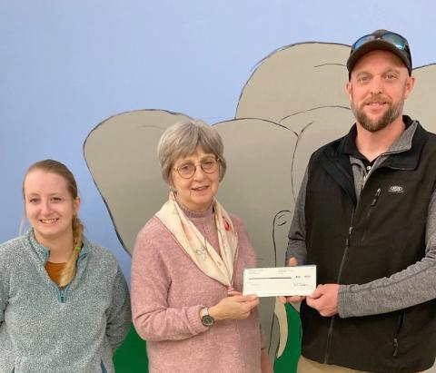 AfterSchool TLC program, Webster was recipient of an $8,000 grant from RDO. Pictured from left are After-School TLC’s new director Maria Anderson, outgoing director Carmen Damrau and Webster RDO employee Lucas Brockhaus, who applied for the grant. The donation was through the Offutt Family Foundation’s Community Builder grant program and additional funds through R.D. Offutt Company. Reporter &amp; Farmer | Subscriber snapshot