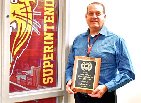 Webster Area School Superintendent Jim Block received the Ivan Dixon Administrator of the Year award. Block said he is a huge believer in extracurricular activities, not just sports, but everything. In his 25 years with Webster Area School he has supported all school organizations as he believes it’s one of the best ways for students to grow in a positive light. “There is so much to gain from extracuricular activities and it makes the kids happier,” said Block. Reporter &amp; Farmer | Connor Handrahan