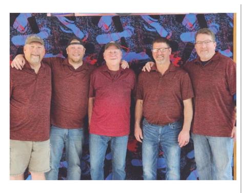 Wednesday Night Championship and association championship went to Decoy Team, from left, Bill Sawinsky, Chris Spiering, Kent Delaney, Wade Rausch and Brian Schuring. Reporter &amp; Farmer | Subscriber snapshot