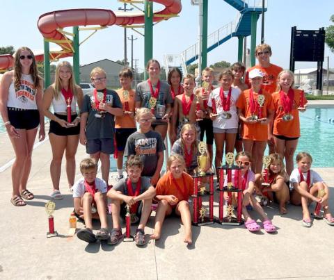 Webster swim team seasonal state championship meet results