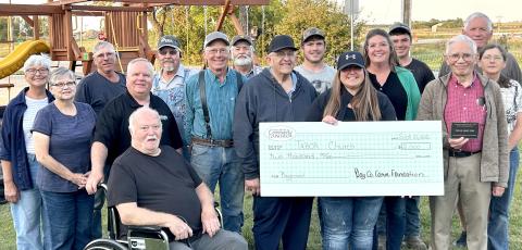 Grant helps furnish playground