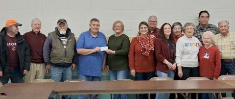 Day County Democrats donated $375.00 to Day County Food Pantry. Present were, from left, Gary Monson, David Sigdestad, Gene Gaikowski, Bob Bullert, food pantry director Margaret Kwasniewski, Becky Heimerl, Kim Heimerl, Courtney Enfield, Linda Roth, Alice Bartell, Carl Pulvermacher, Carol Richardt and Loren Johnson. Reporter &amp; Farmer | Subscriber snapshot