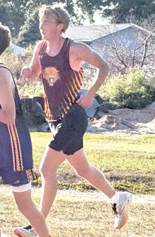 Webster Area Bearcats particpated in the Milbank Breathe Easy for their first cross-country meet of the season. Bearcats were able to place fourth overall as a team. Here, Grady Rumpza is particpating in the boys 4,000 meters and finished 18th with a time of 16:34.79. Reporter &amp; Farmer | Subscirber snapshot
