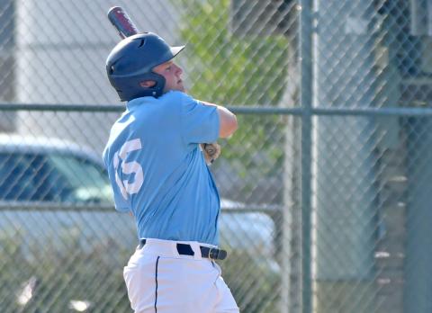 Webster American Legion Post 40 player Matthew Mount follows through after making a hit during a game against Clark/Willow Lake June 8 in Webster. The home team lost, 8-14 and 1-13. No stats were provided for this game. Reporter &amp; Farmer | Annie Witt