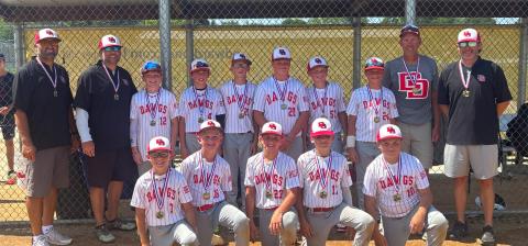 Roslyn Diamond Dawgs baseball team pose for a picture after winning the 11U NIT End of Season tournament at Tharaldson Little League Complex in Fargo, ND July 27. Back, from left, are Tyler Lee, Jerry Lesnar, Decker Huggett, Cooper Gangle, Easton Ermer, Kane Baumgarn, Kru Johnson, Braxton Breske, Mark Ermer and Spencer Huggett. Front, from left, are Tucker Aadland, Jaxson Hansen, Landen Lee, Cooper Lesnar and Landry Lesnar. Reporter &amp; Farmer | subscriber snapshot
