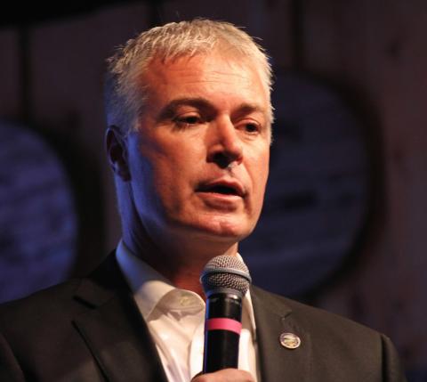 South Dakota Attorney General Marty Jackley speaks during a launch event for his U.S. House campaign on Sept. 9, at the Loud American in Sturgis. Reporter &amp; Farmer | Seth Tupper, South Dakota Searchlight