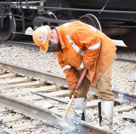 4th Street railroad crossing receives new welds