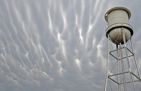 Rare cloud formations follow storm