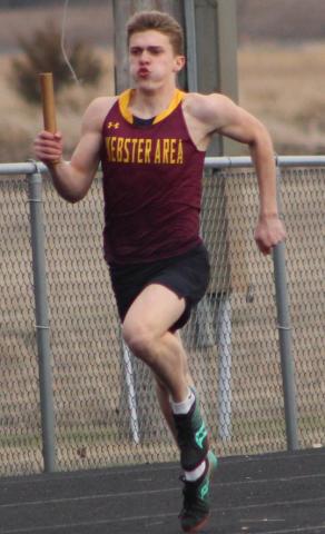 Martin Dorsett runs in a relay race April 9 at Clear Lake for the Pork Chop Relays. Reporter &amp; Farmer | Subscriber snapshot