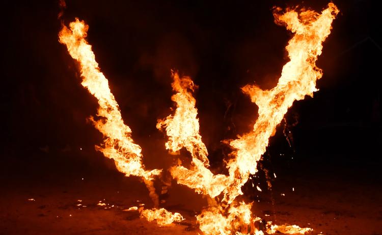Kicking off homecoming festivities for Webster Area School District was the annual burning of the ‘W’ Sept. 2. Reporter &amp; Farmer | Brenner Cariveau