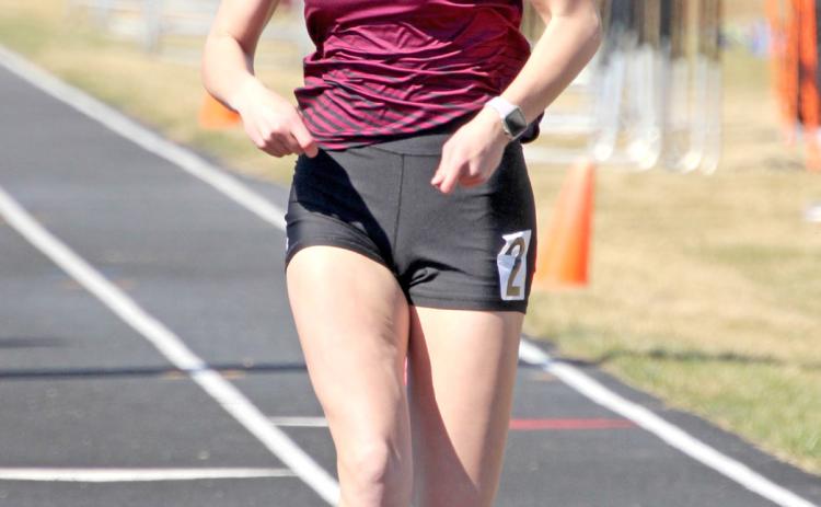 Kala Kwasniewski runs at the Pork Chop Relays at Clear Lake April 15. Reporter &amp; Farmer | Subscriber snapshot