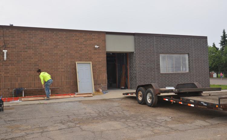 Waubay School is nearing completion of a $1.7 million gymnasium addition project which will include additional locker rooms and a community wellness center. Reporter &amp; Farmer | Timothy Gibson