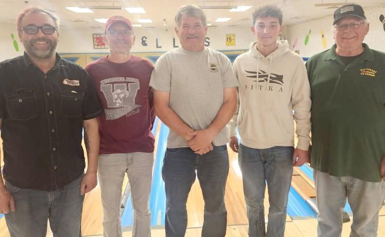 Wednesday Night and Association bowling champions, are, from left, Adam Marko, Mark Bearman, Ray Hjermstad, Dano Tschakert and Dan Tschakert. Reporter &amp; Farmer | Subscriber snapshot