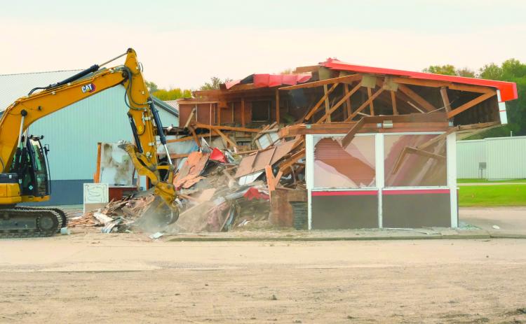 A&W demolition