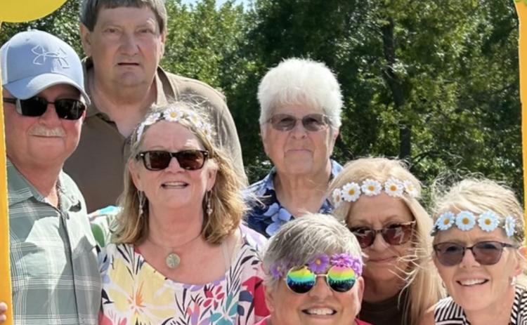 Members of Bristol High School class of 1973 joined in a Pirates’ reunion Aug. 24. Attendees pictured from left are David Olson, Harold Orr, Melanie (McKittrick) Sedler, Mary (Moxness) Skaare, Kathy (Wattier) Adams, Charla (Saylor) Imrie and Joan (Berg) Imrie plus, not pictured, Mike Harms and Jon Biersbach. Reporter &amp; Farmer | Subscriber snapshot