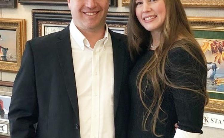 Wallace resident Adam Grimm won the 2024 Federal Duck Stamp Art Contest Sept. 20. Grimm, a three-time winner of the contest will have his art made into a stamp June 2025. Here, Grimm is pictured with his wife Janet. Reporter &amp; Farmer | Subscriber Snapshot