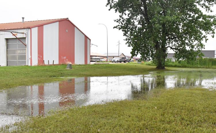 Heavy rain and storms have fallen upon Day County over the last few weeks and it’s caused many structures and areas to be destroyed or flooded. Here, the Webster city campgrounds are completely submerged by the rain that fell July 7-8. Reporter &amp; Farmer | Connor Handrahan