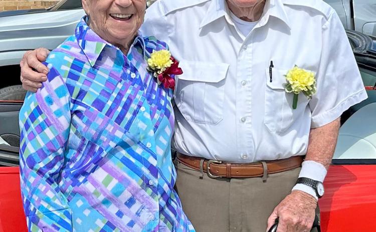 Leading the alumni parade June 28 in Webster were honored graduates Bev Carr and Neil Haase, who were the alumni queen and king, respectively. Reporter &amp; Farmer | Subscriber snapshot