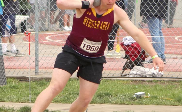 Breaking personal record after personal record at the state track meet last weekend, Matthew Mount walked away from the shot put field event with a strong second place finish May 25. He threw a distance of 143’10” to earn that spot. Reporter &amp; Farmer | Subscriber snapshot