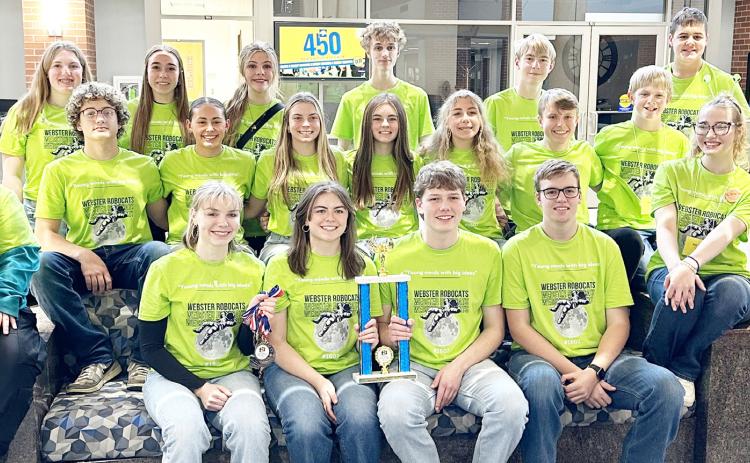 Webster Area robotics team places third in state competiton