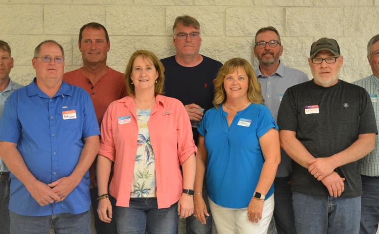 Forty year alumni from left are Larry Storley, Gene Sattler, Perry Deutsch, Lisa Huggett Schoenbeck, Robert Schaunaman, Lori Hemmah Ronning, Rob Ronning, Tim Spiering and Craig Sjovall. Reporter &amp; Farmer | Luke Caputo