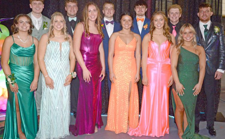 Members of Webster Area High School student council and those responsible for this year’s prom are, from left, Addy Matthews, Blaize Larson (Sr. Class President), Kelsey Braun, Gage Miotke (Jr. Class President), Erin Sannes, Ian Lesnar (Sr. Class V. President), Matte Bauman, Jack Shoemaker (Jr. Class V. President), Harley Johnson (Student Council V. President), Caden McInerney, Shaylee Duffy and Trace Shoemaker (Student Council President). Reporter &amp; Farmer | Amanda Dulitz