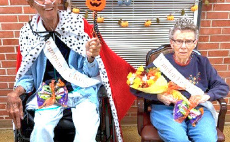 Bethesda Home Webster, crowned their 2026 Pumpkin Fest King Harlan Coon and Queen Judith Pechmiller. Reporter &amp; Farmer | Subscriber snapshot