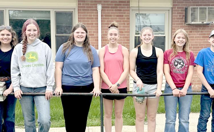Webster FFA completed a community service project May 29 when they planted flowers at the nursing home. Ava Bjerke, chairman of the Committee of Building Agricultural Community Service led the project. Members from left are Kenslee Zubke, Kinsey Kuecker, Ava Bjerke, Carlee Wik, Kelsey Fischer, Macee McGregor, Chloe Mammenga, Bryn Sippel, Cane Bjerke, Carson Fischer, Caleb Gaikowski and Aiden Gaikowski. Reporter &amp; Farmer | Subscriber snapshot