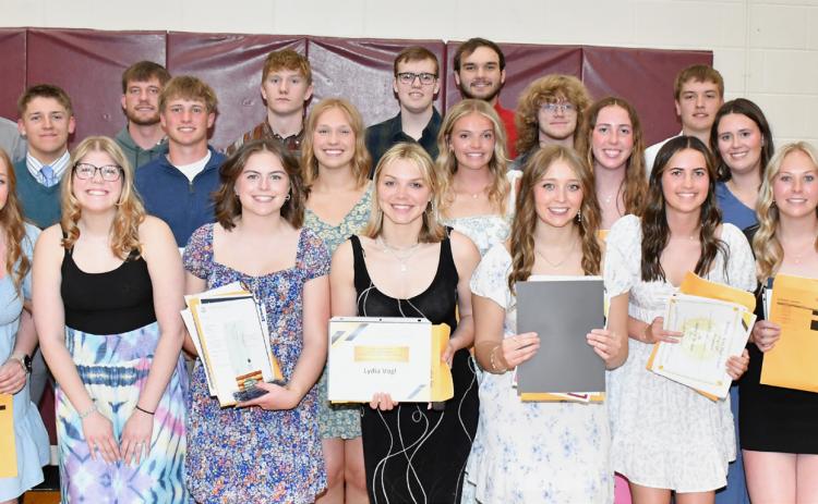 Webster Area High School students receive academic awards