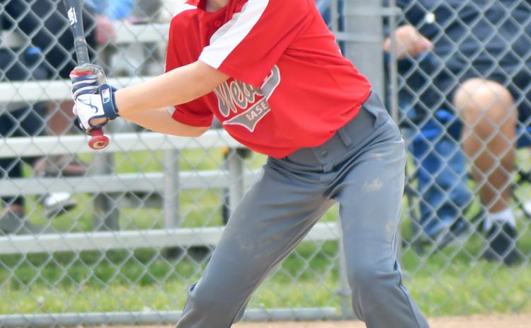 Webster’s U10 baseball team took in a round robin tournament last weekend, winning all three games they played. The event was hosted by the Webster and Roslyn communities June 15. Here, Jaxson Hansen prepares to swing at an incoming pitch against Tri-Valley at the Webster baseball complex. They won that game 6-5. On the weekend, they also defeated Clark 6-1 and Sisseton 8-6. Reporter &amp; Farmer | Amanda Dulitz