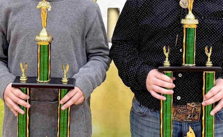 Logan Wik, left and Henry Paulson were each chosen best beginner. Reporter &amp; Farmer |Subscriber snapshot