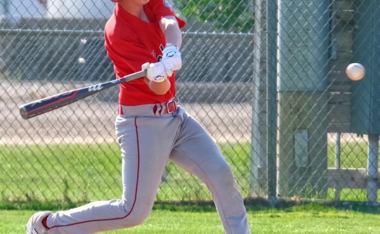 Dylan Rasmus takes a swing during Webster VFW Post 4690 Teeners first game against Milbank June 10 at Bob Wiley Field in Webster. Teeners lost 1-9 the first game but came back swinging with a 16-1 victory in the second game. Reporter &amp; Farmer | Leyton Beardslee