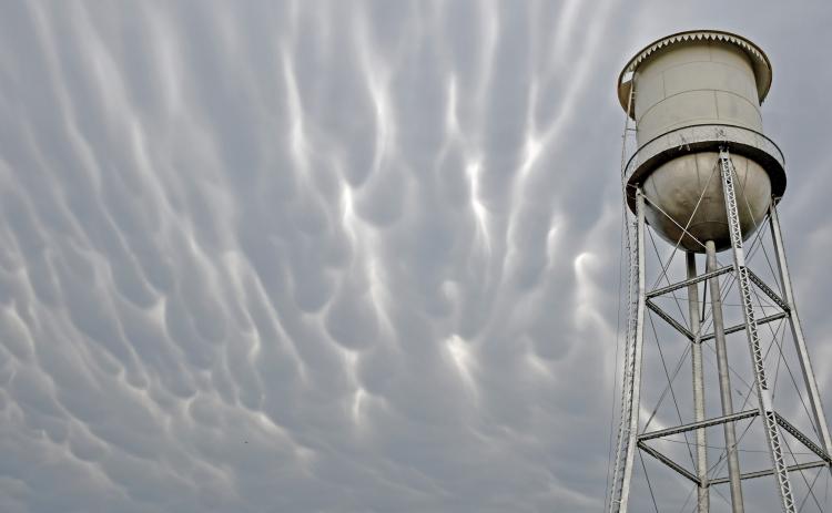 Rare cloud formations follow storm