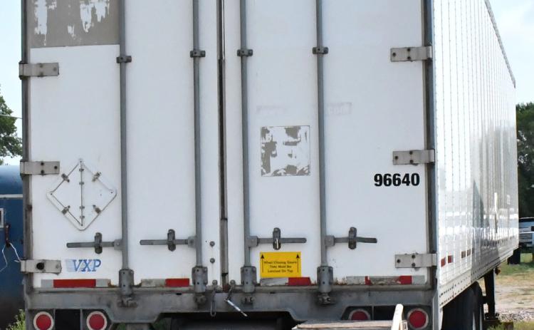 What was thought to be a paper recycling trailer, has been seen near the farmers market parking lot in Webster. A paper recycling trailer was in Webster a few years ago and after asking community members who helped with the trailer previously, no one was able to help identify the trailer. Reporter &amp; Farmer | Connor Handrahan