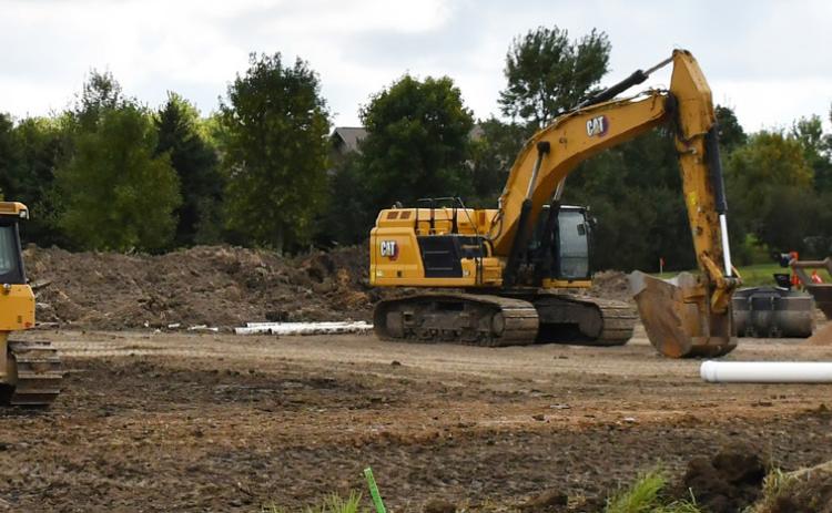 Webster Scale has started to work on the land near U.S. Hwy. 12 with heavy machinery to construct an access to Western Sunset Addition. Reporter &amp; Farmer | Brenner Cariveau